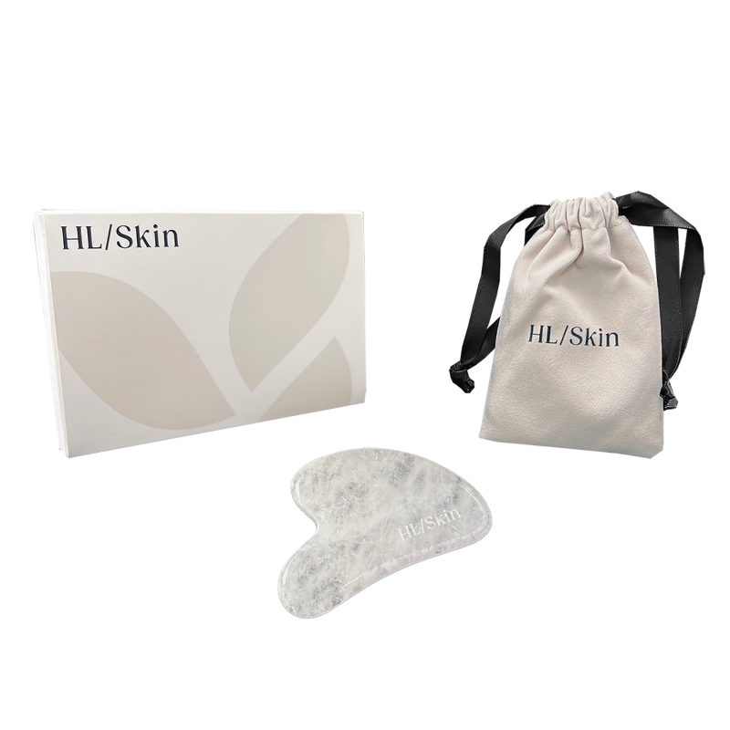 Gua Sha de jade blanco